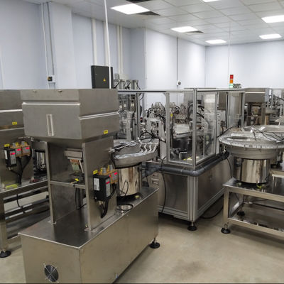 Euro Cap Assembly Machine with 220V/50Hz Power 99% Qualified Rate and 95% Operation Rate for Infusion Caps