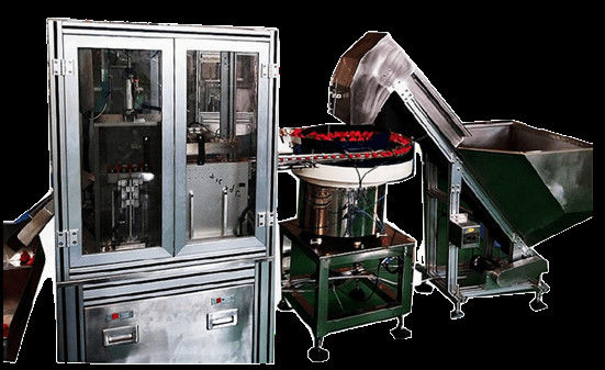 Giá tốt. PLC Control Cap Assembly Machine Stainless Steel Flip Top Cap Khóa máy OEM trực tuyến