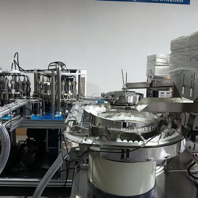 Single Pull Ring Cap Assembly Machine 4500-16000pcs/hr Stainless Steel