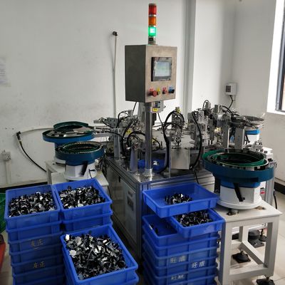 Tự động xuân Riveting Assembly Machine PLC điều khiển Rotary Chuck Capper