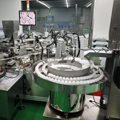 Máy lắp ráp mũ vòng kéo đơn được điều khiển bởi PLC với màn hình đa ngôn ngữ dễ vận hành