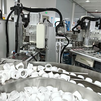 Máy lắp ráp nắp sữa tự động kiểu mâm xoay không chuẩn với vật liệu dày, khó hư hỏng
