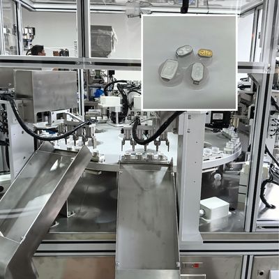 Máy tự động hóa nắp dán ép không chuẩn làm bằng thép không gỉ với độ dày bàn lớn