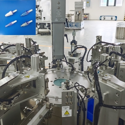 Máy lắp ráp sản phẩm y tế bằng thép không gỉ và hợp kim nhôm cho máy lắp ráp đầu nối kim truyền dịch