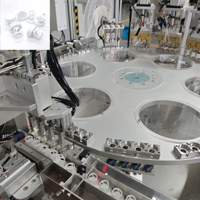 Tự động đâm và cắt giấy niêm phong Silica Gel Desiccant Cap Assembly Machine với chức năng đếm tự động