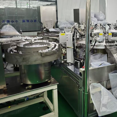 Giá tốt. Máy lắp ráp nắp truyền dịch tự động hoàn toàn với 4000-12000 nắp/giờ, nạp liệu bằng đĩa rung và bề mặt hàn phẳng trực tuyến