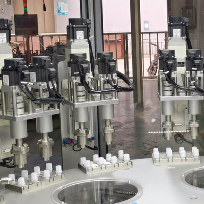 Giá tốt. Máy vặn vít tự động với Hệ thống điều khiển PLC hiệu suất sản xuất 99% và Phát hiện bằng cảm biến quang điện cho lắp ráp nắp trực tuyến